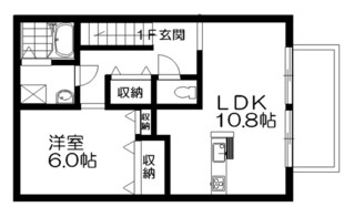 プレミール弥生　A棟の物件間取画像